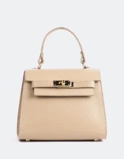 Top Handle-L'INTERVALLE Vance Taupe Leather
