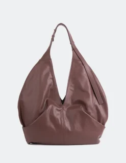 Top Handle-L'INTERVALLE Varana Cognac Leather