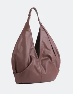 Top Handle-L'INTERVALLE Varana Cognac Leather