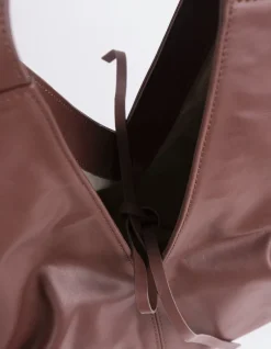 Top Handle-L'INTERVALLE Varana Cognac Leather