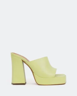 Platform-L'INTERVALLE Vendome Green Leather