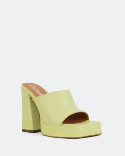 Platform-L'INTERVALLE Vendome Green Leather