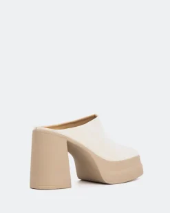 Platforms|Mules-L'INTERVALLE Verdi Off White Naplack