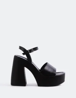 Platform-L'INTERVALLE Veria Black Leather