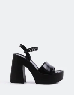 Platform-L'INTERVALLE Veria Black Naplack