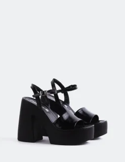 Platform-L'INTERVALLE Veria Black Naplack