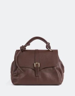 Top Handle-L'INTERVALLE Verone Brown Leather