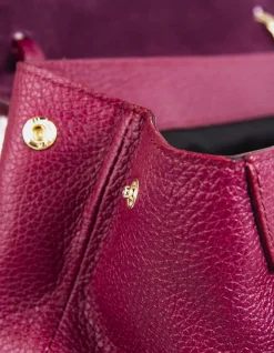 Top Handle-L'INTERVALLE Verone Burgundy Leather