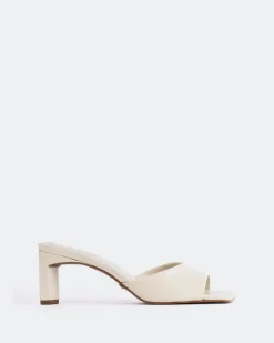 Mid Heels|Mules-L'INTERVALLE Visalia Off White Naplack