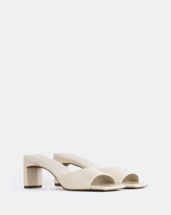 Mid Heels|Mules-L'INTERVALLE Visalia Off White Naplack