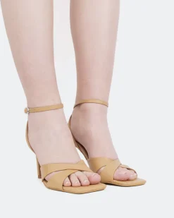 Mid Heels|High Heels-L'INTERVALLE Vogart Tan Leather