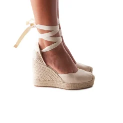 Espadrilles-L'INTERVALLE Volta Beige Canvas
