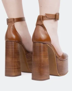 Platform-L'INTERVALLE Walton Tan Leather