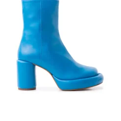 Ankle Boots-L'INTERVALLE Weston Blue Leather