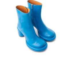 Ankle Boots-L'INTERVALLE Weston Blue Leather