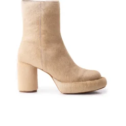 Ankle Boots-L'INTERVALLE Weston Light Beige Pony