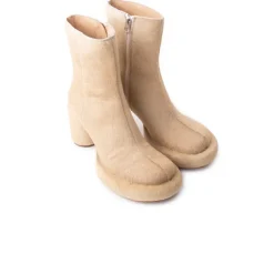 Ankle Boots-L'INTERVALLE Weston Light Beige Pony