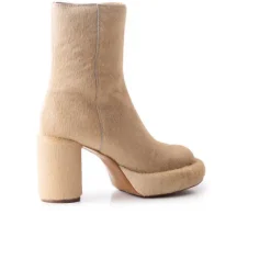 Ankle Boots-L'INTERVALLE Weston Light Beige Pony