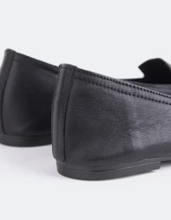 Loafers-L'INTERVALLE Winkle Black Leather