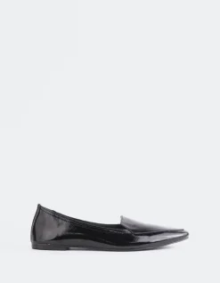 Loafers-L'INTERVALLE Winkle Black Patent