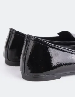Loafers-L'INTERVALLE Winkle Black Patent