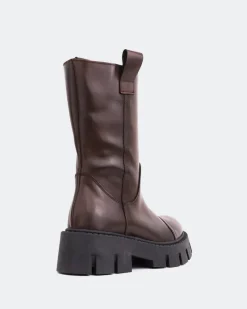 Ankle Boots-L'INTERVALLE Winnipeg Brown Leather