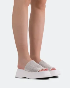 Platform-L'INTERVALLE Wixson White Strass