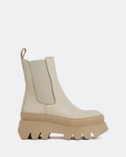 Chelsea|Ankle Boots-L'INTERVALLE Wolfe Off White Leather