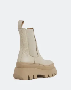 Chelsea|Ankle Boots-L'INTERVALLE Wolfe Off White Leather