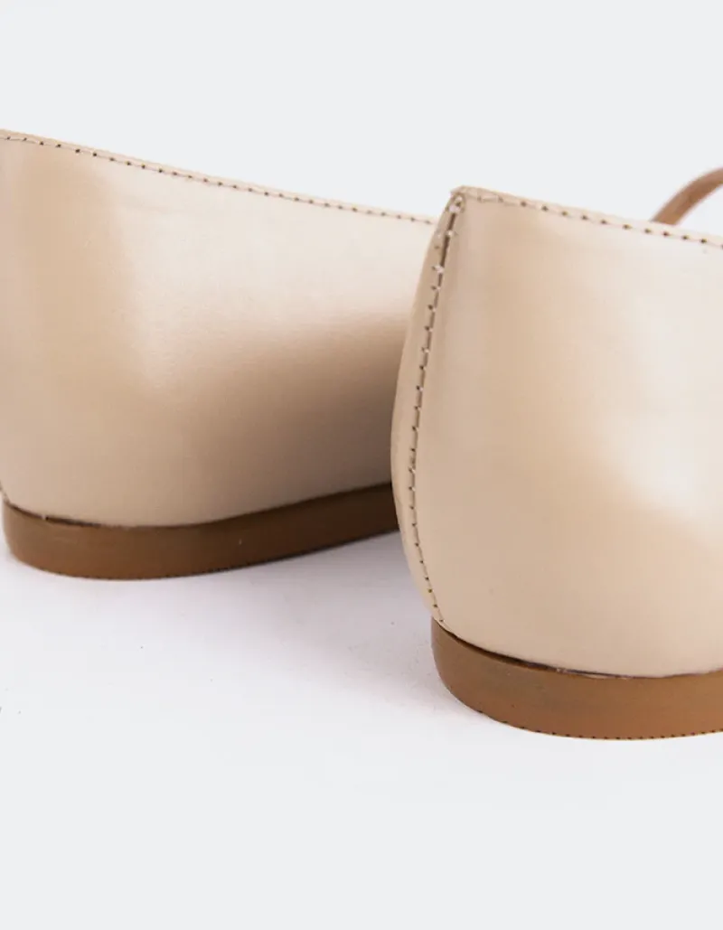 Ballerinas-L'INTERVALLE Yarrow Black.Nude Leather