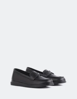 Loafers-L'INTERVALLE Yasmin Black Leather