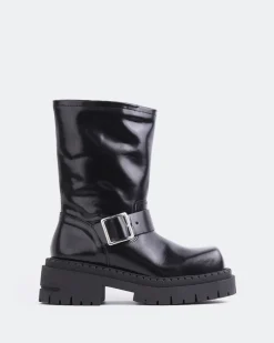 Ankle Boots-L'INTERVALLE Zaka Black Leather