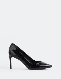 Pumps-L'INTERVALLE Zinnia Black Patent