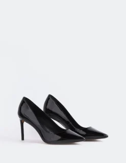 Pumps-L'INTERVALLE Zinnia Black Patent