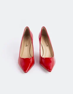 Pumps-L'INTERVALLE Zinnia Red Patent