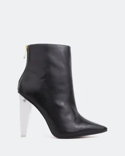 Ankle Boots-L'INTERVALLE Zoi Black Leather