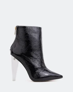 Ankle Boots-L'INTERVALLE Zoi Black Naplack