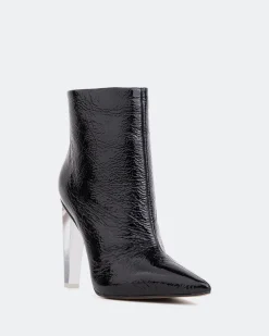 Ankle Boots-L'INTERVALLE Zoi Black Naplack