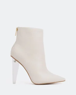 Ankle Boots-L'INTERVALLE Zoi Cream Leather