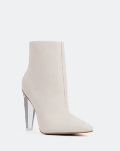 Ankle Boots-L'INTERVALLE Zoi Cream Leather