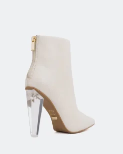 Ankle Boots-L'INTERVALLE Zoi Cream Leather